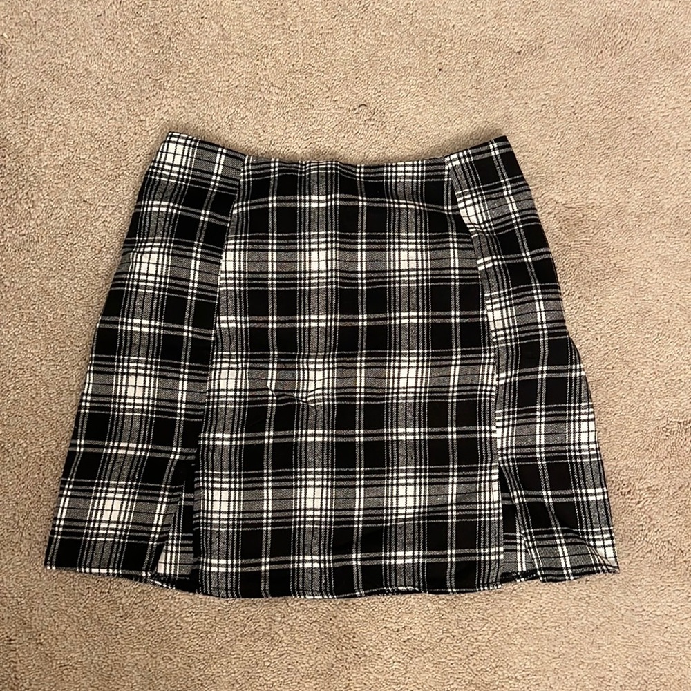 Plaid Mini Skirt